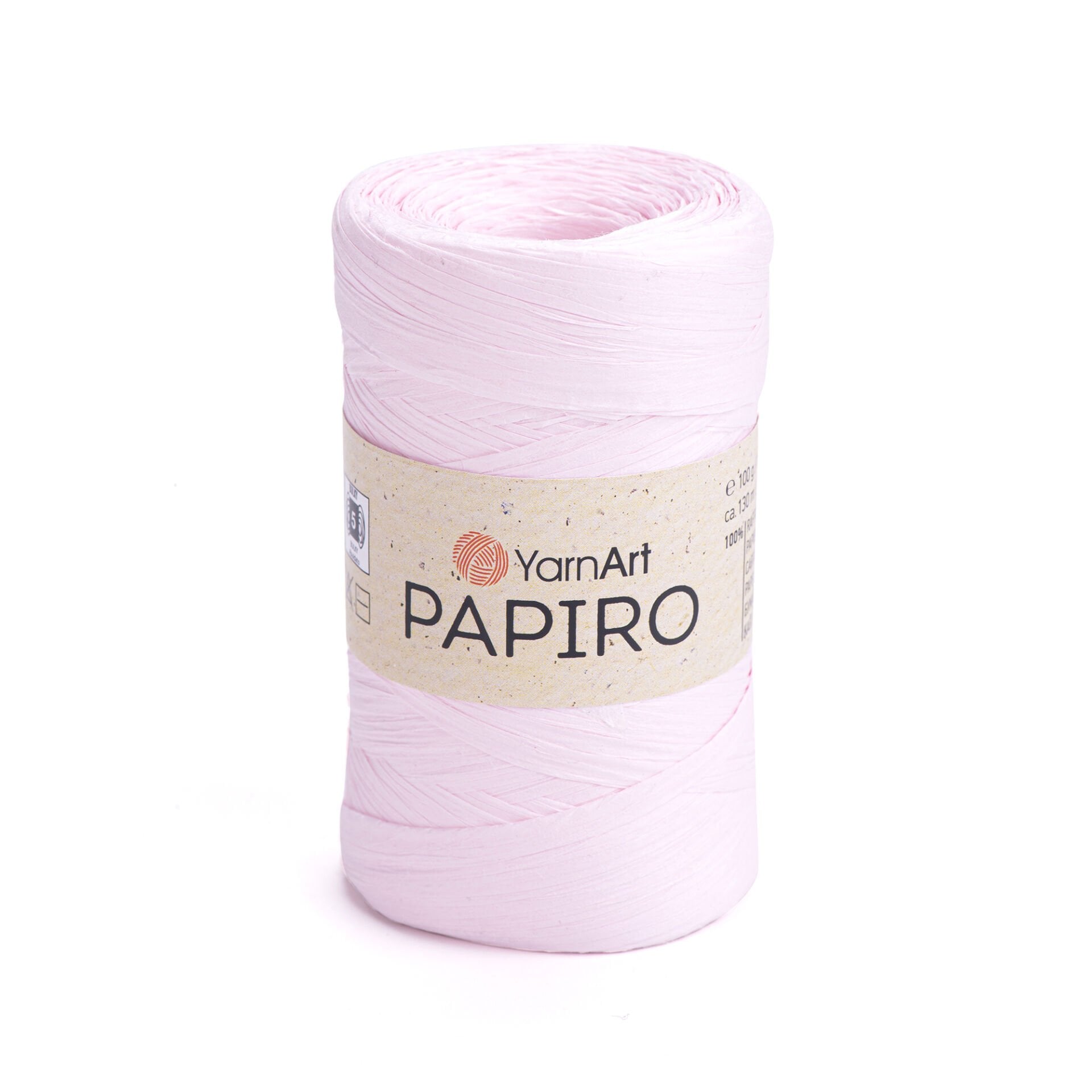 YARNART PAPIRO - KAĞIT İP PEMBE - 1318