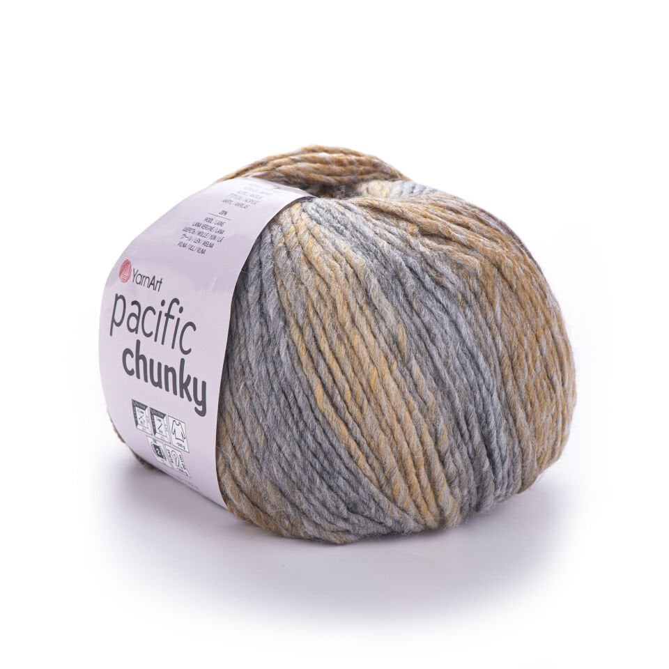 YARNART PACIFIC CHUNKY - EBRULİ EL ÖRGÜ İPİ EBRULİ - 311