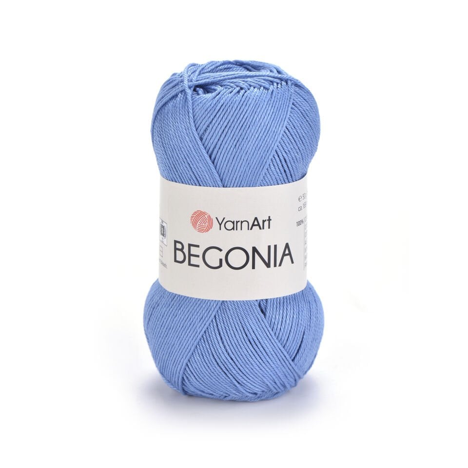 YARNART BEGONIA - MERSERİZE EL ÖRGÜ İPİ MAVİ - 5351