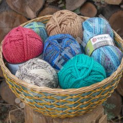 YARNART EVEREST - EBRULİ EL ÖRGÜ İPİ EBRULİ - 7023