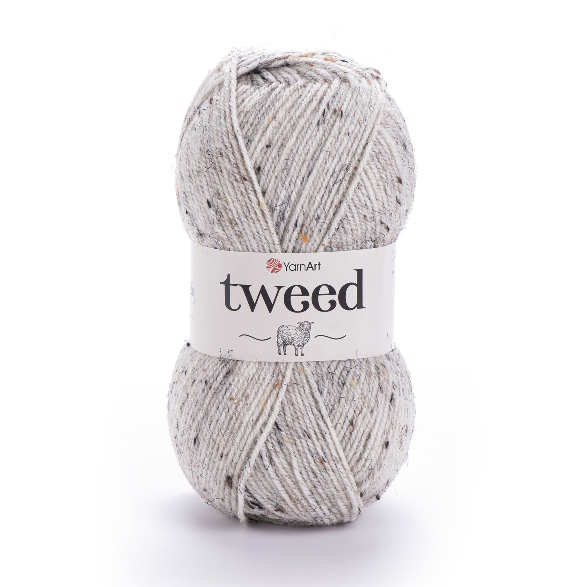 YARNART TWEED - KIRÇILLI EL ÖRGÜ İPİ 221 - KREM