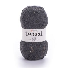 YARNART TWEED - KIRÇILLI EL ÖRGÜ İPİ 225 - KOYU GRİ
