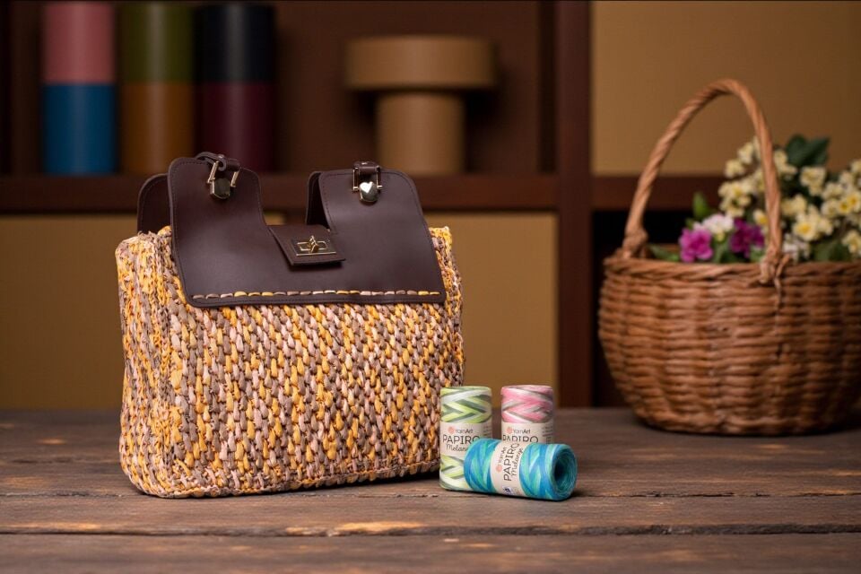 YARNART PAPIRO MELANGE - EBRULİ KAĞIT İP