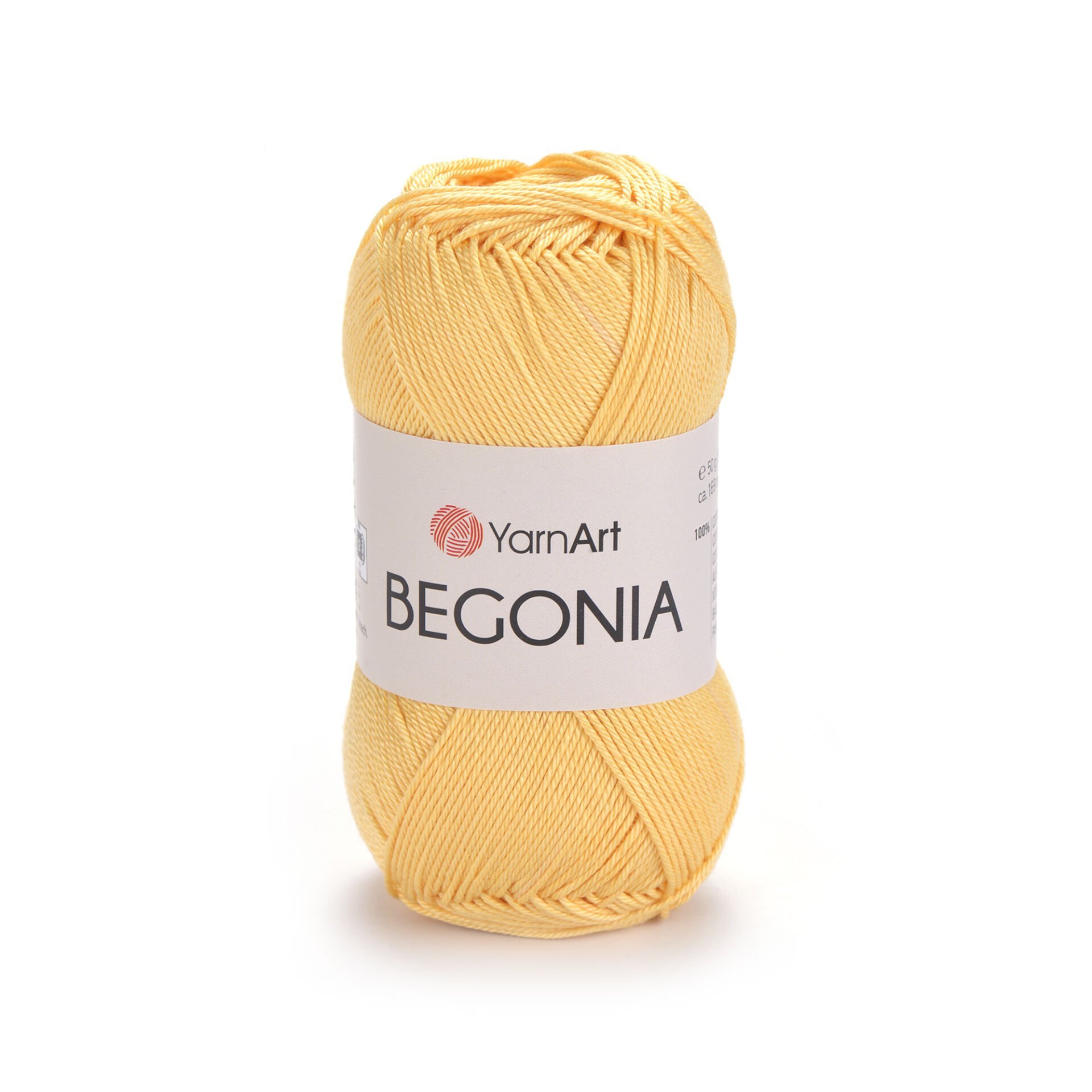 YARNART BEGONIA - MERSERİZE EL ÖRGÜ İPİ SARI - 4653