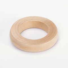 HAM AHŞAP HALKA - 1 ADET 5 CM