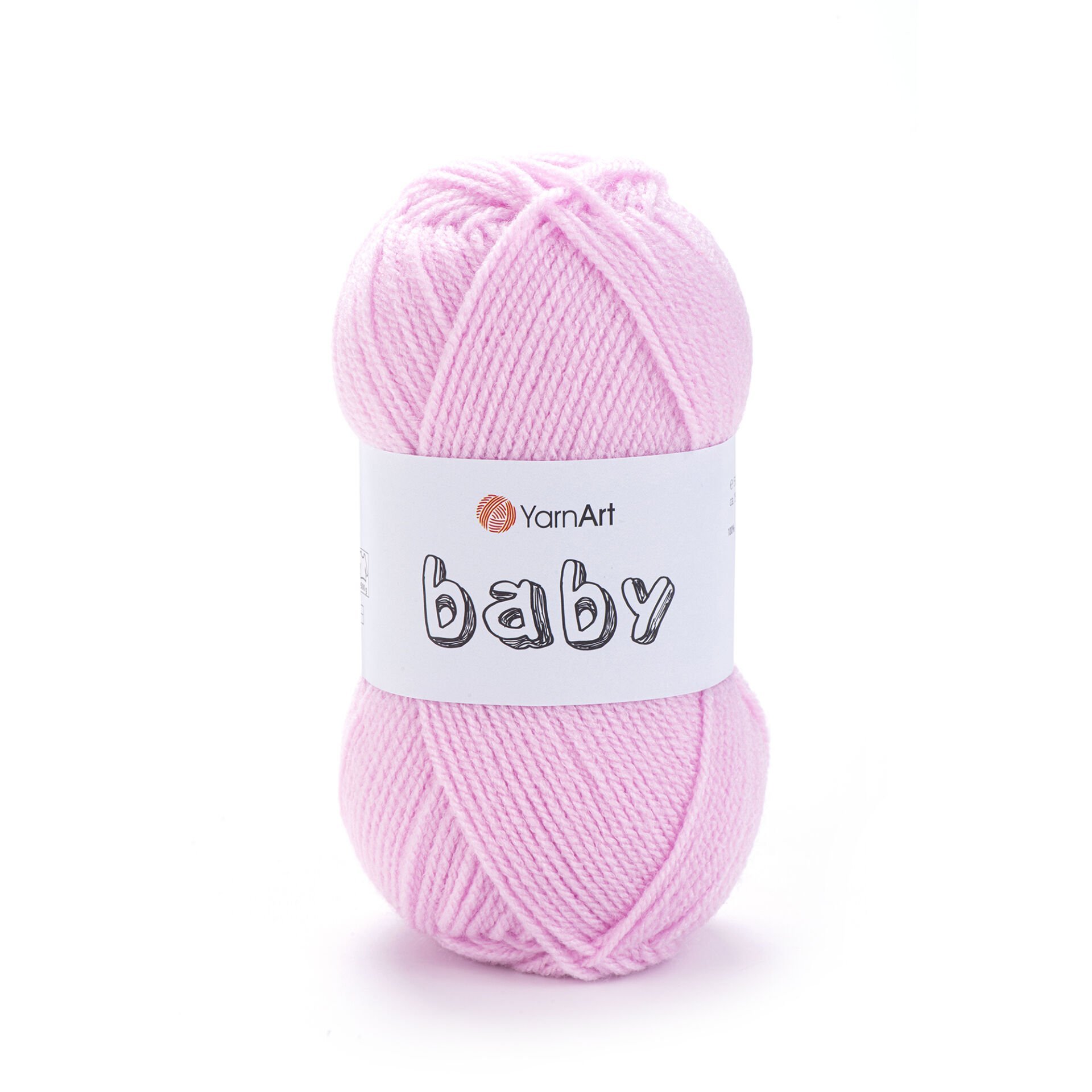 YARNART BABY - BEBEK EL ÖRGÜ İPİ AÇIK PEMBE - 649