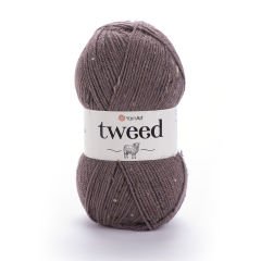 YARNART TWEED - KIRÇILLI EL ÖRGÜ İPİ 229 - KAHVERENGİ