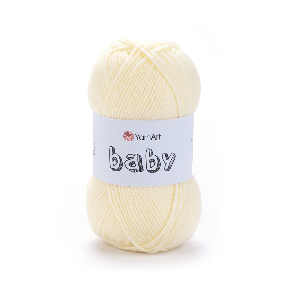 YARNART BABY - BEBEK EL ÖRGÜ İPİ KREM - 7003