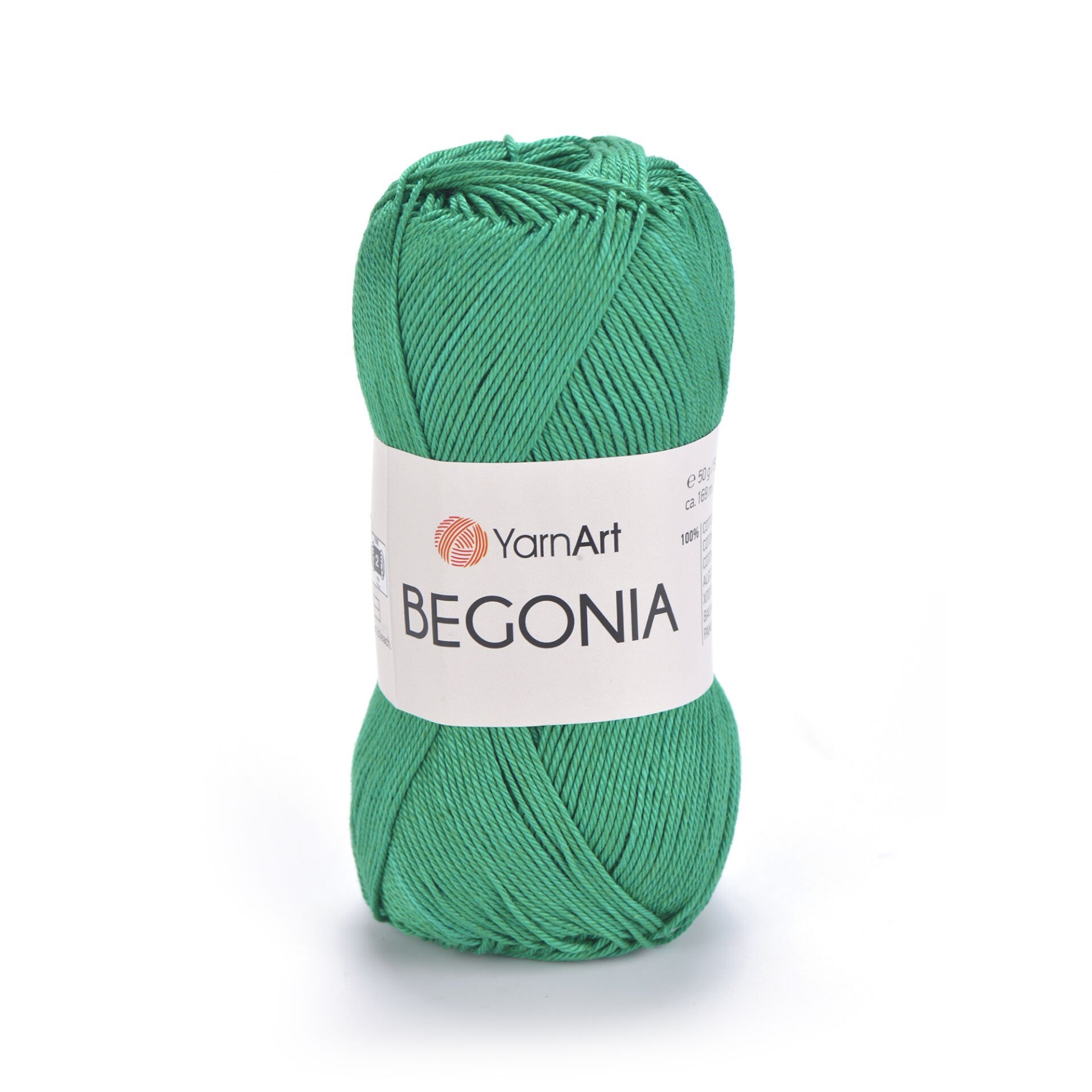 YARNART BEGONIA - MERSERİZE EL ÖRGÜ İPİ KOYU YEŞİL - 6334
