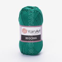 YARNART BEGONIA - MERSERİZE EL ÖRGÜ İPİ KOYU YEŞİL - 6334