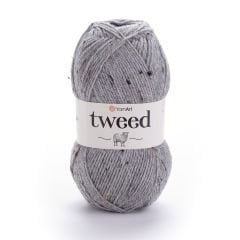 YARNART TWEED - KIRÇILLI EL ÖRGÜ İPİ 226 - GRİ