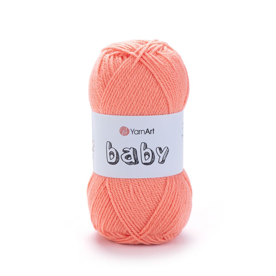YARNART BABY - BEBEK EL ÖRGÜ İPİ SOMON - 622