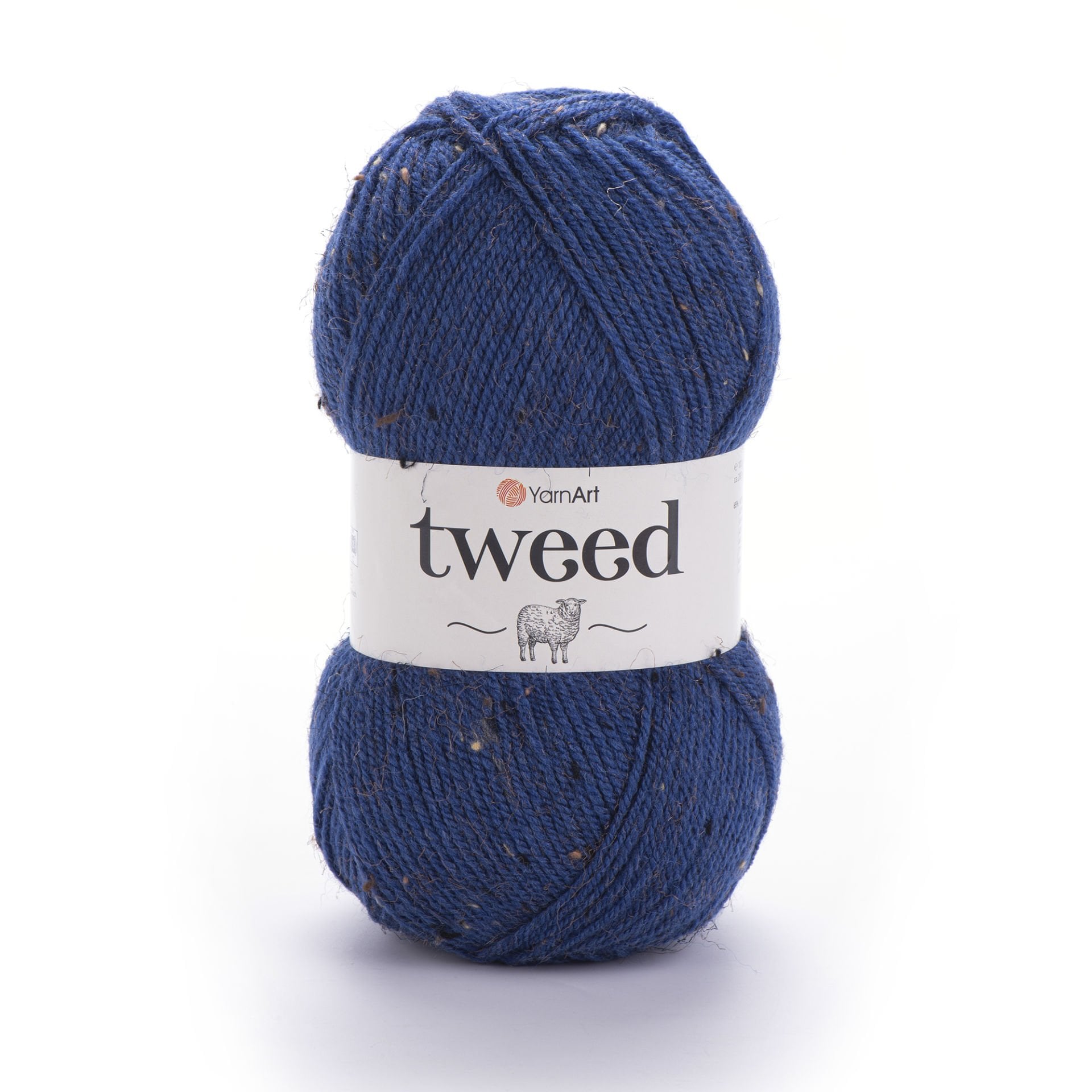 YARNART TWEED - KIRÇILLI EL ÖRGÜ İPİ 230 - LACİVERT
