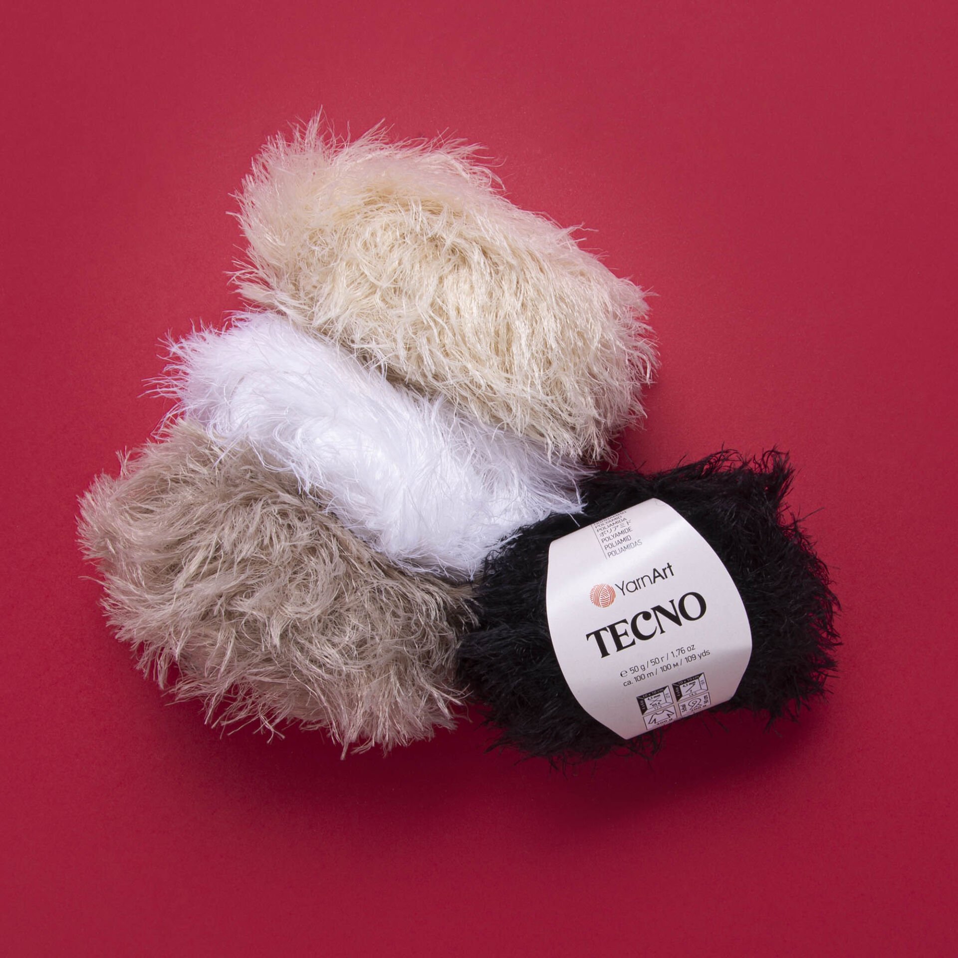 YARNART TECNO - TÜYLÜ EL ÖRGÜ İPİ