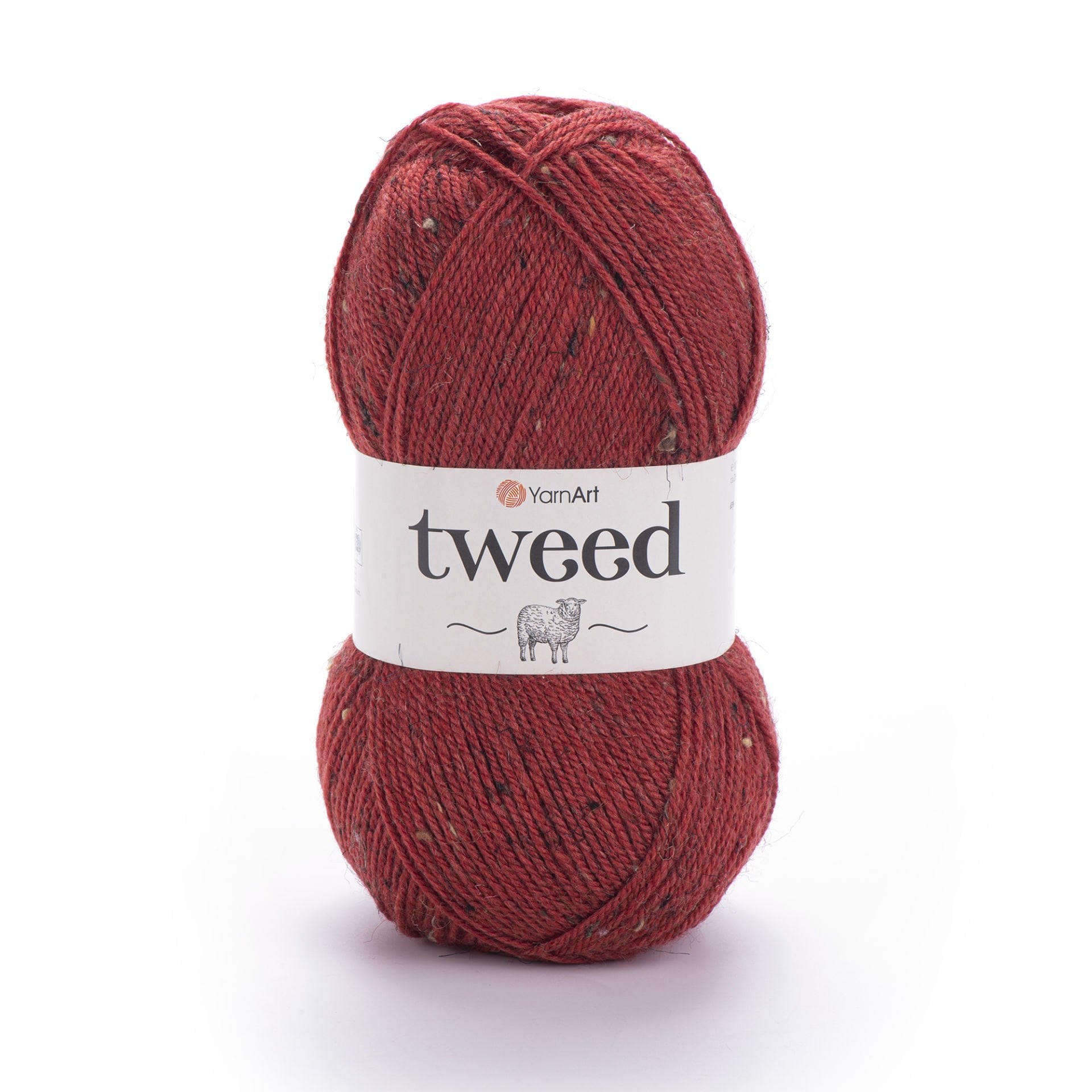 YARNART TWEED - KIRÇILLI EL ÖRGÜ İPİ 231 - KİREMİT