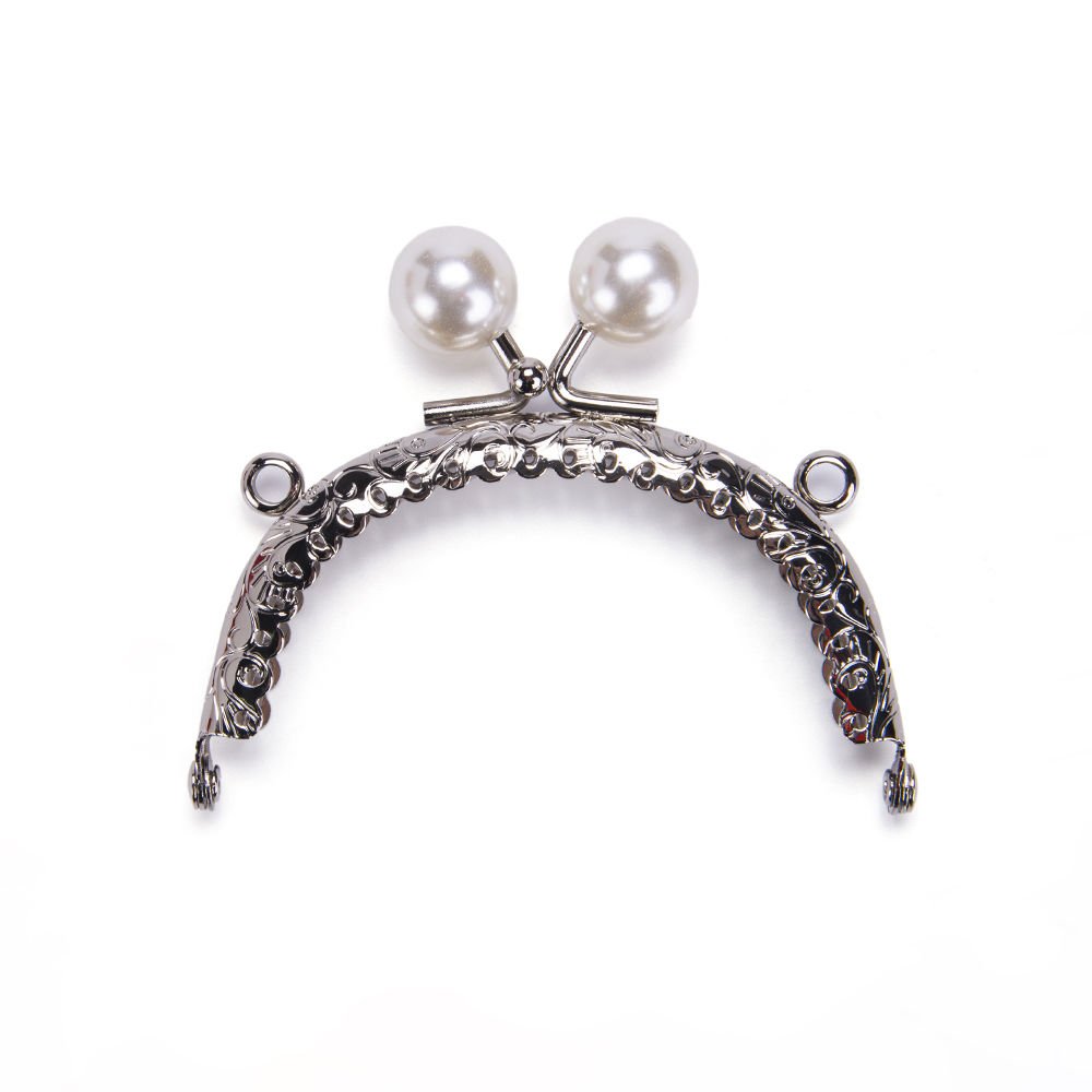 OVAL BEYAZ BONCUKLU BURS 8,5 CM