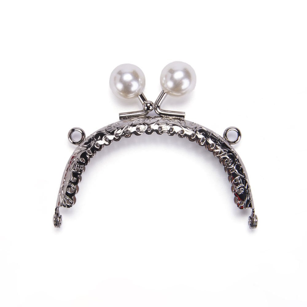 OVAL BEYAZ BONCUKLU BURS 8,5 CM