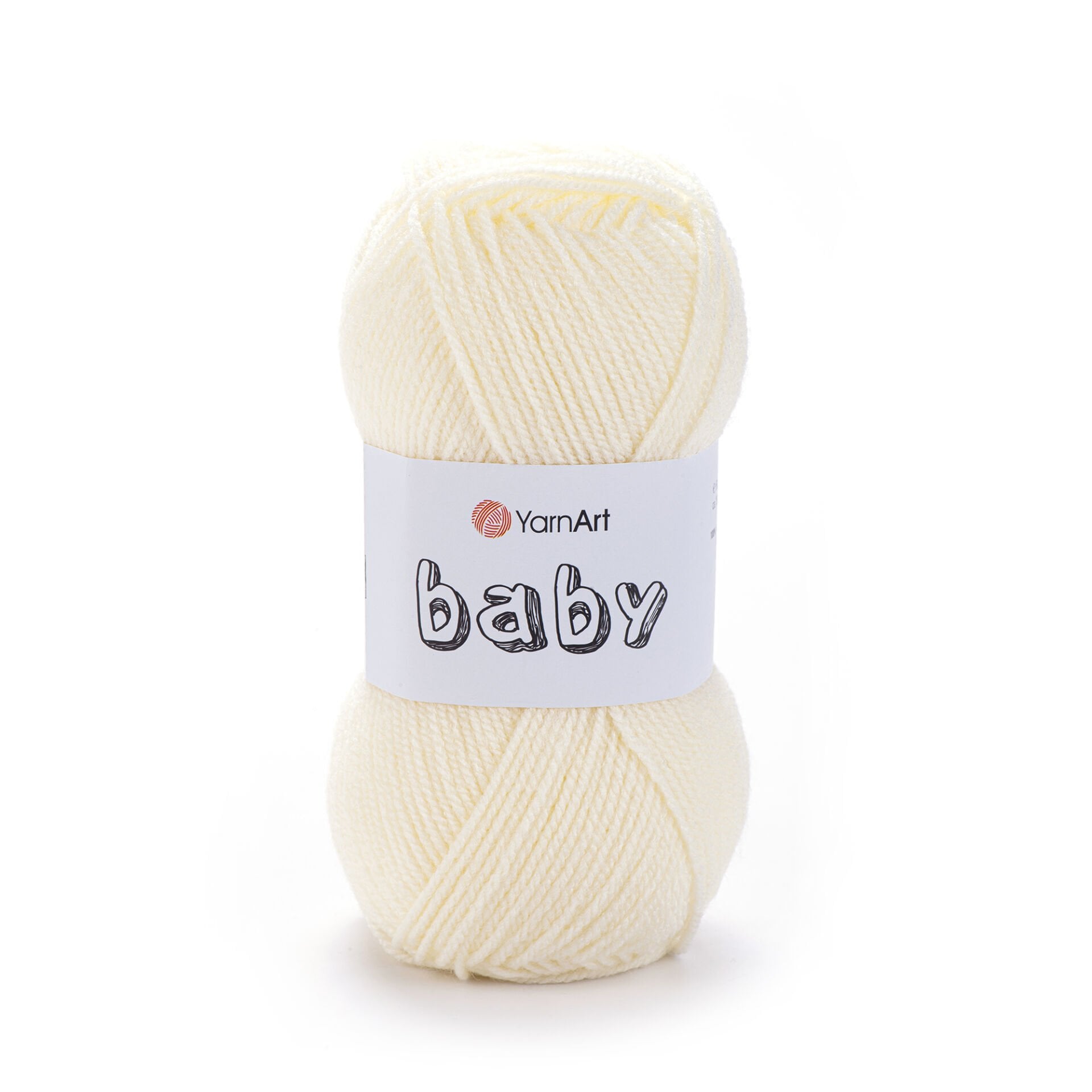 YARNART BABY - BEBEK EL ÖRGÜ İPİ KIRIK BEYAZ - 502