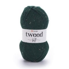 YARNART TWEED - KIRÇILLI EL ÖRGÜ İPİ 232 - YEŞİL