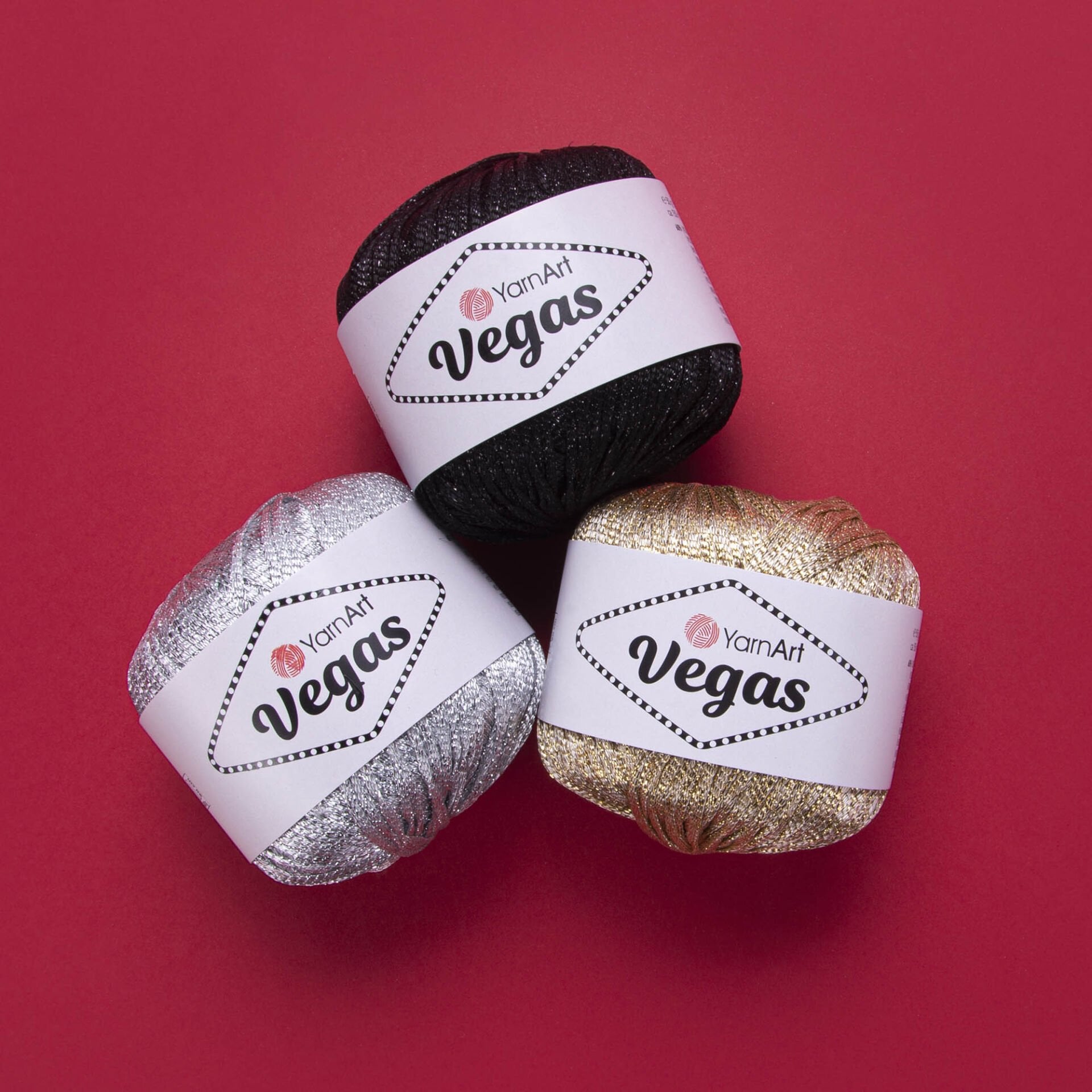 YARNART VEGAS - SİMLİ EL ÖRGÜ İPİ