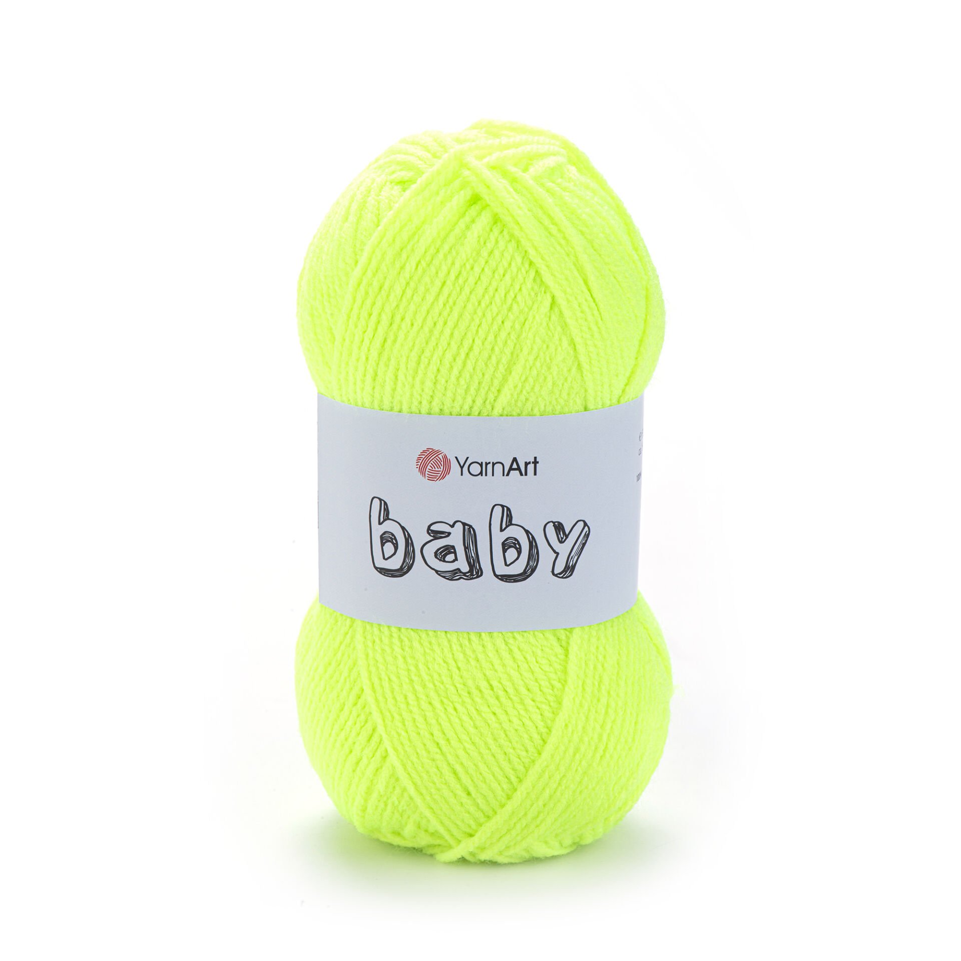 YARNART BABY - BEBEK EL ÖRGÜ İPİ FOSFORLU YEŞİL - 8232