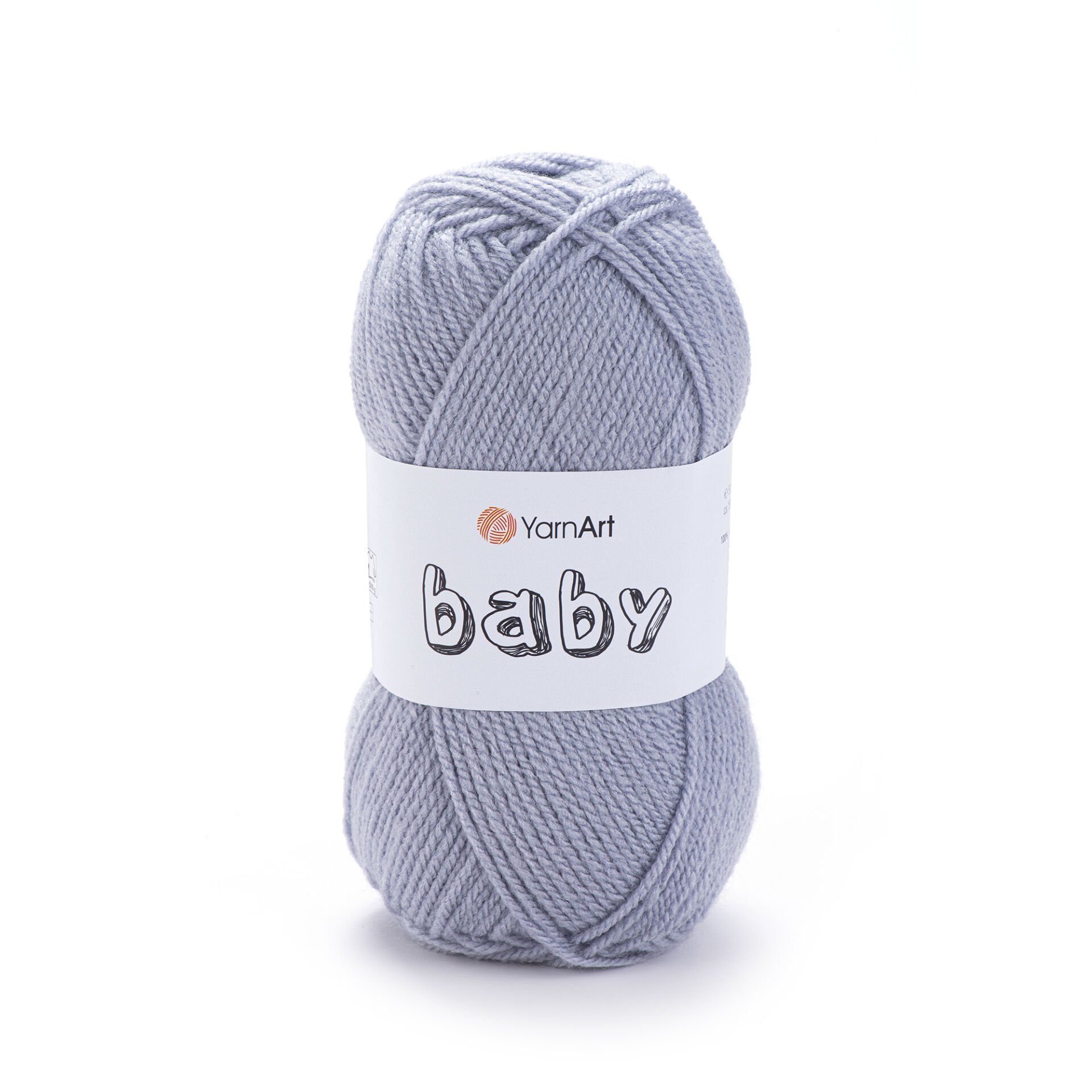 YARNART BABY - BEBEK EL ÖRGÜ İPİ BUZ GRİSİ - 3072