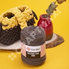 YARNART MACRAME CORD 5 MM - MAKROME EL ÖRGÜ İPİ FOSFORLU TURUNCU - 800