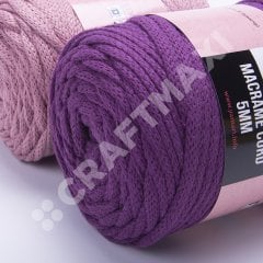 YARNART MACRAME CORD 5 MM - MAKROME EL ÖRGÜ İPİ FOSFORLU TURUNCU - 800