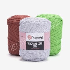 YARNART MACRAME CORD 5 MM - MAKROME EL ÖRGÜ İPİ