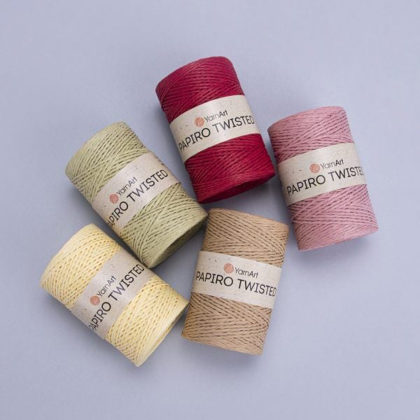 YARNART PAPIRO TWISTED - KAĞIT İP TURKUAZ - 1304