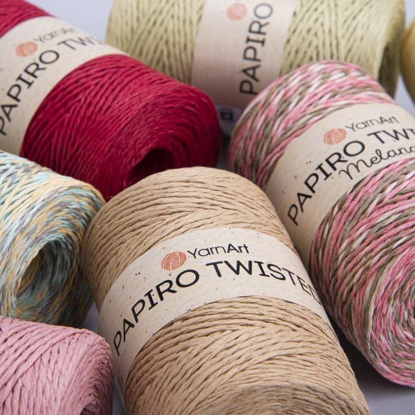 YARNART PAPIRO TWISTED - KAĞIT İP TURKUAZ - 1304