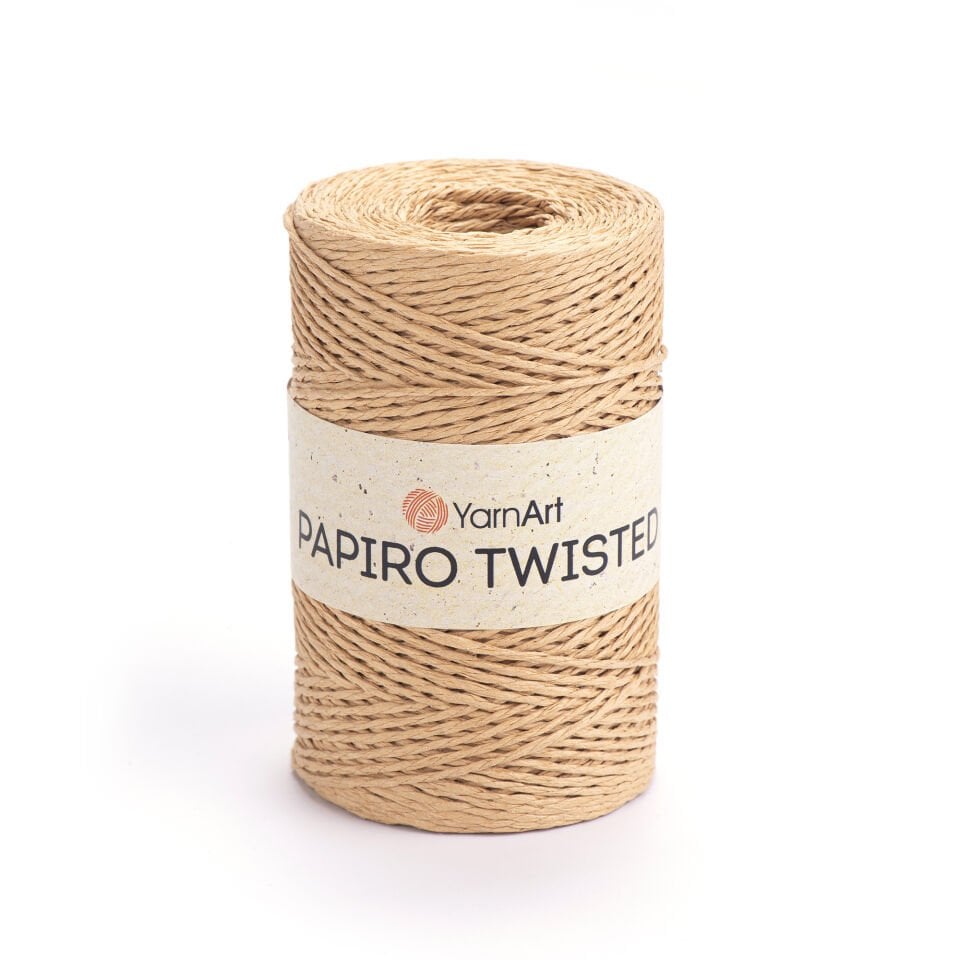 YARNART PAPIRO TWISTED - KAĞIT İP BEJ - 1315