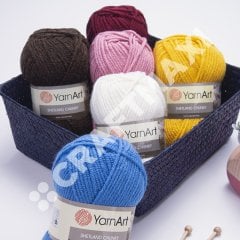 YARNART SHETLAND CHUNKY - EL ÖRGÜ İPİ YEŞİL - 637