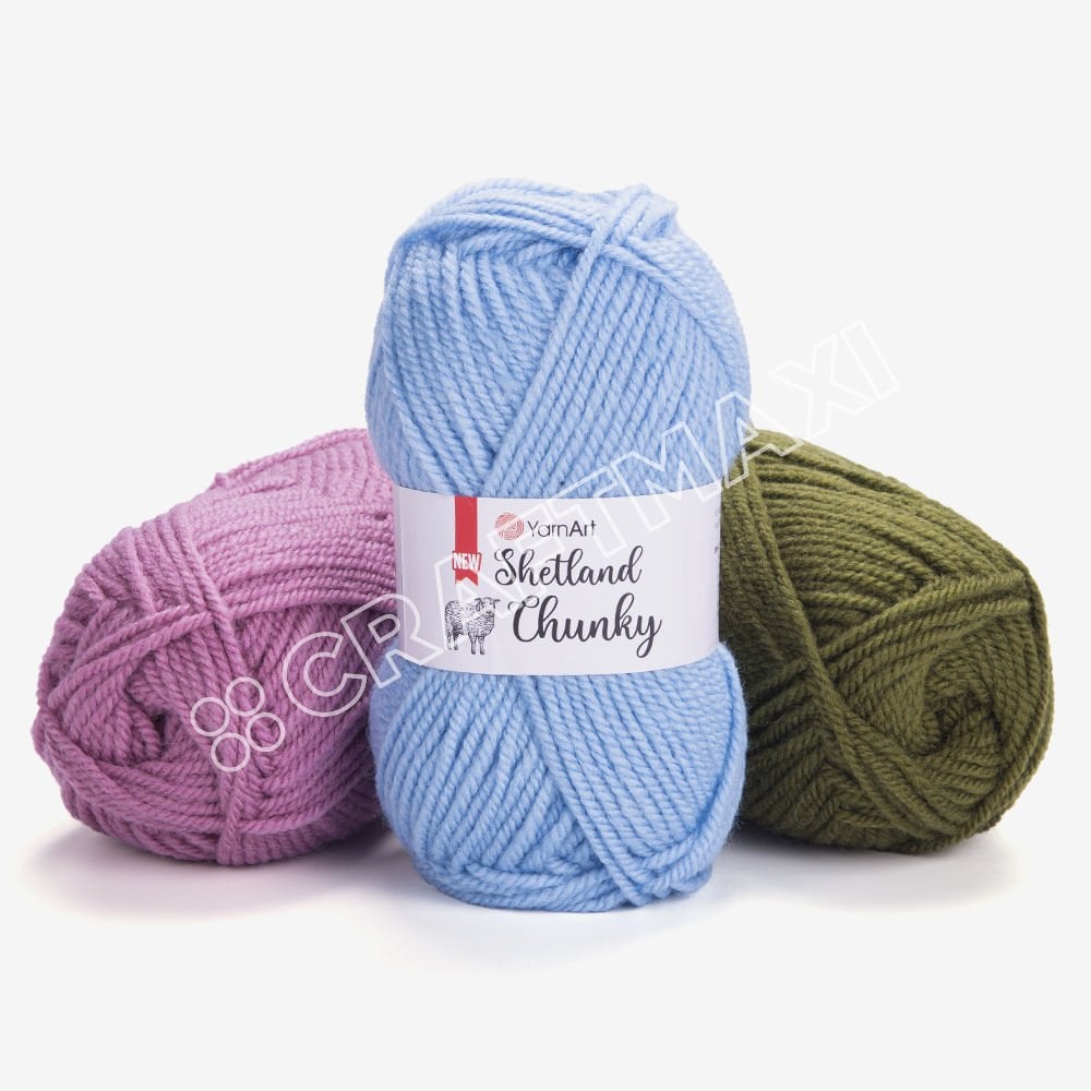 YARNART SHETLAND CHUNKY - EL ÖRGÜ İPİ