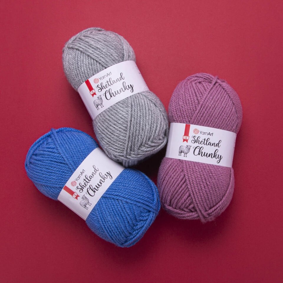 YARNART SHETLAND CHUNKY - EL ÖRGÜ İPİ