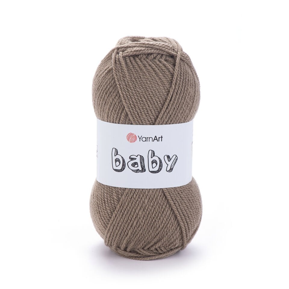 YARNART BABY - BEBEK EL ÖRGÜ İPİ VİZON - 218