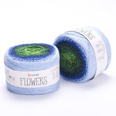 YARNART FLOWERS - EBRULİ EL ÖRGÜ İPİ EBRULİ - 306