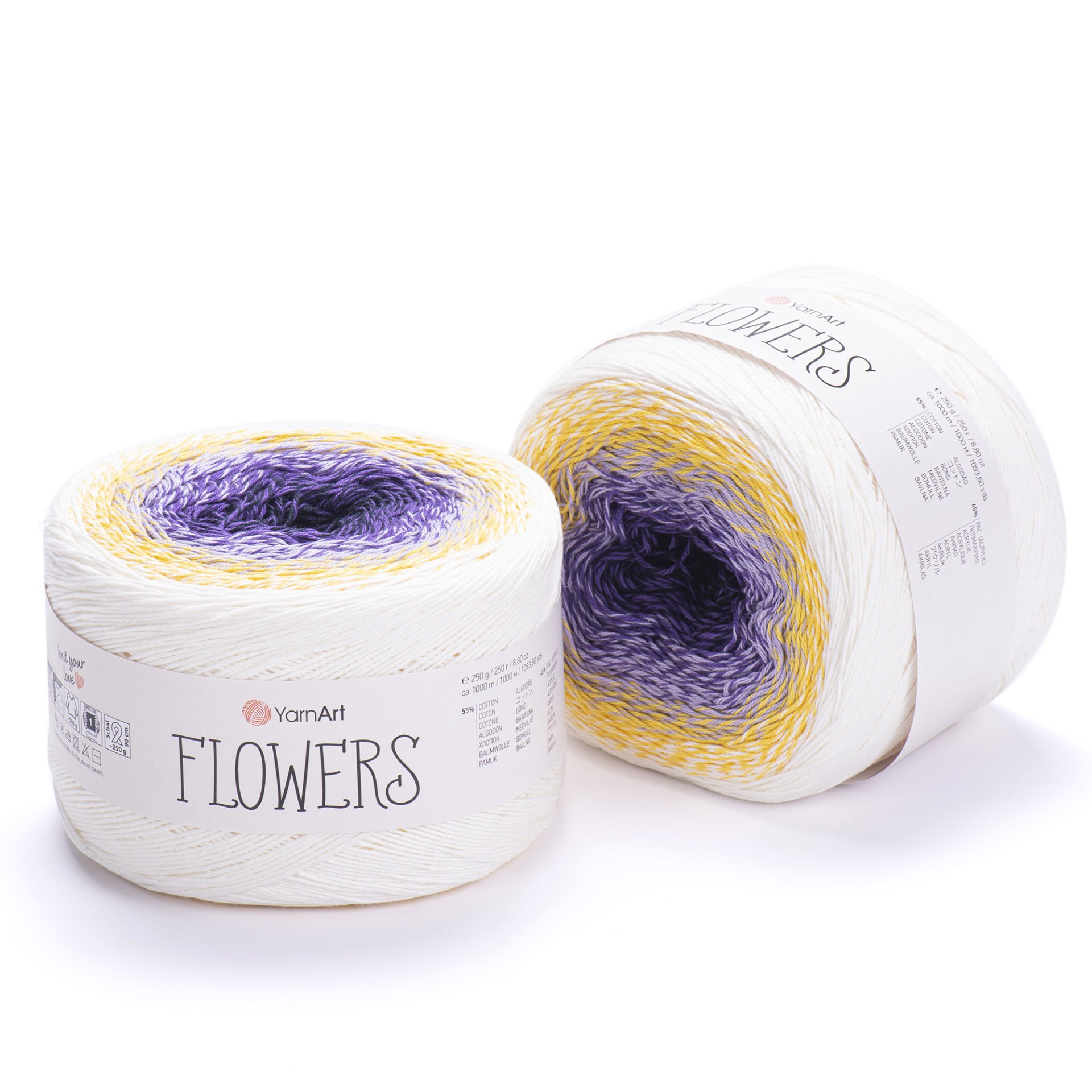 YARNART FLOWERS - EBRULİ EL ÖRGÜ İPİ EBRULİ - 307
