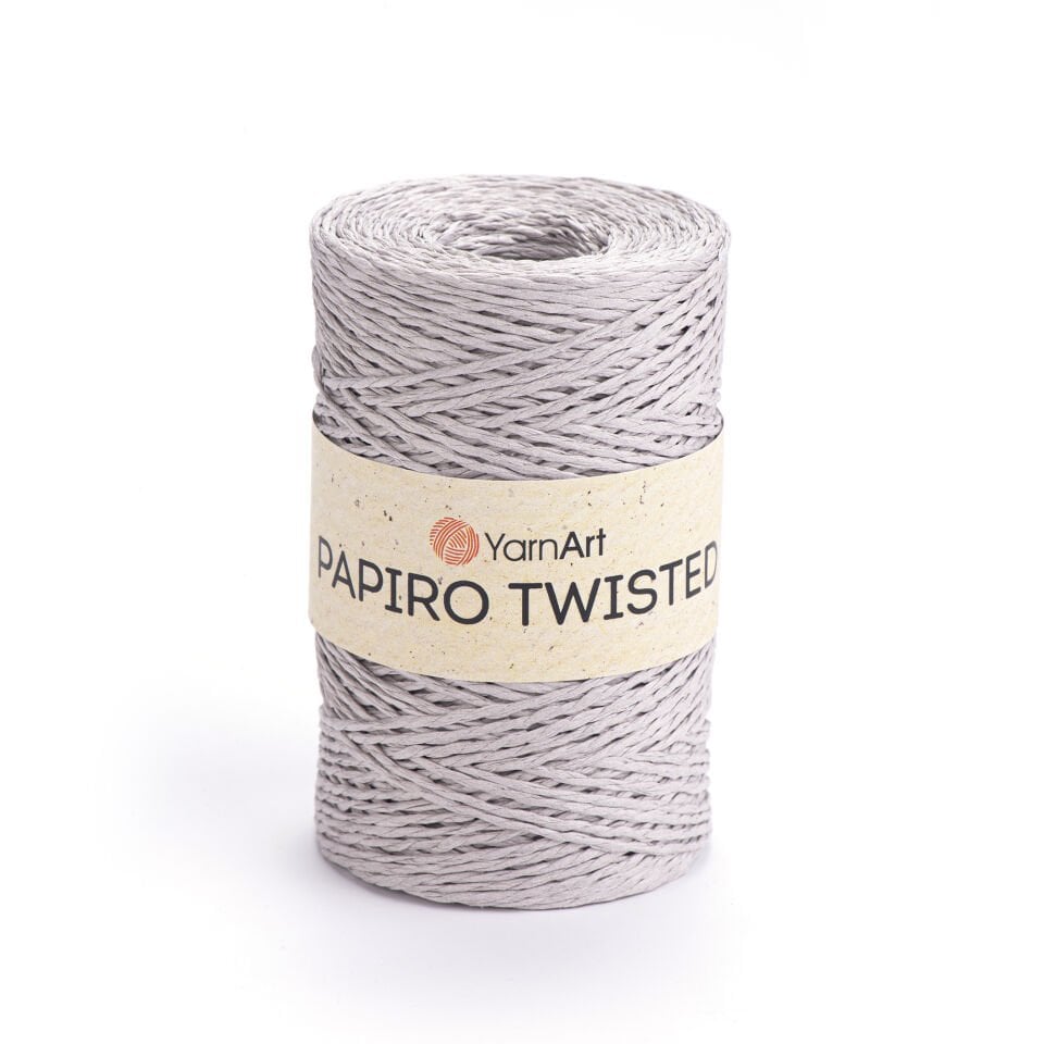 YARNART PAPIRO TWISTED - KAĞIT İP GRİ - 1301