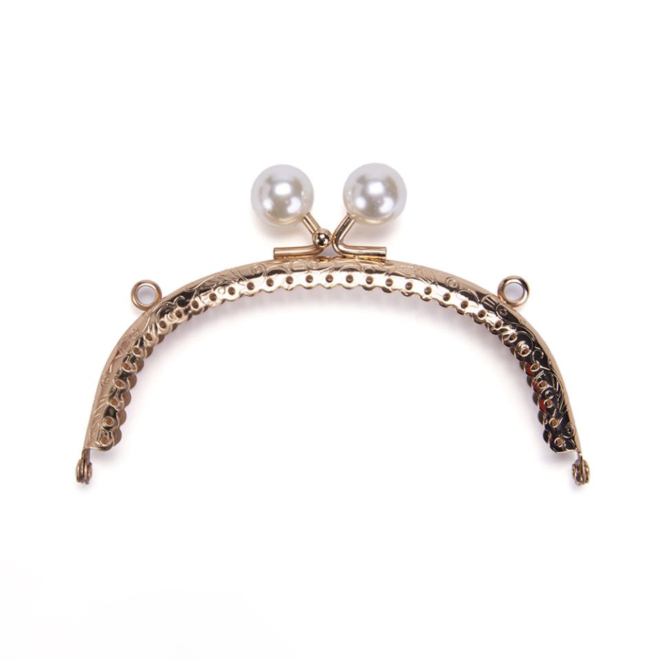 OVAL BEYAZ BONCUKLU BURS 12,5 CM ROSE