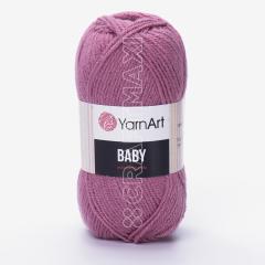 YARNART BABY - BEBEK EL ÖRGÜ İPİ GÜL KURUSU - 3017