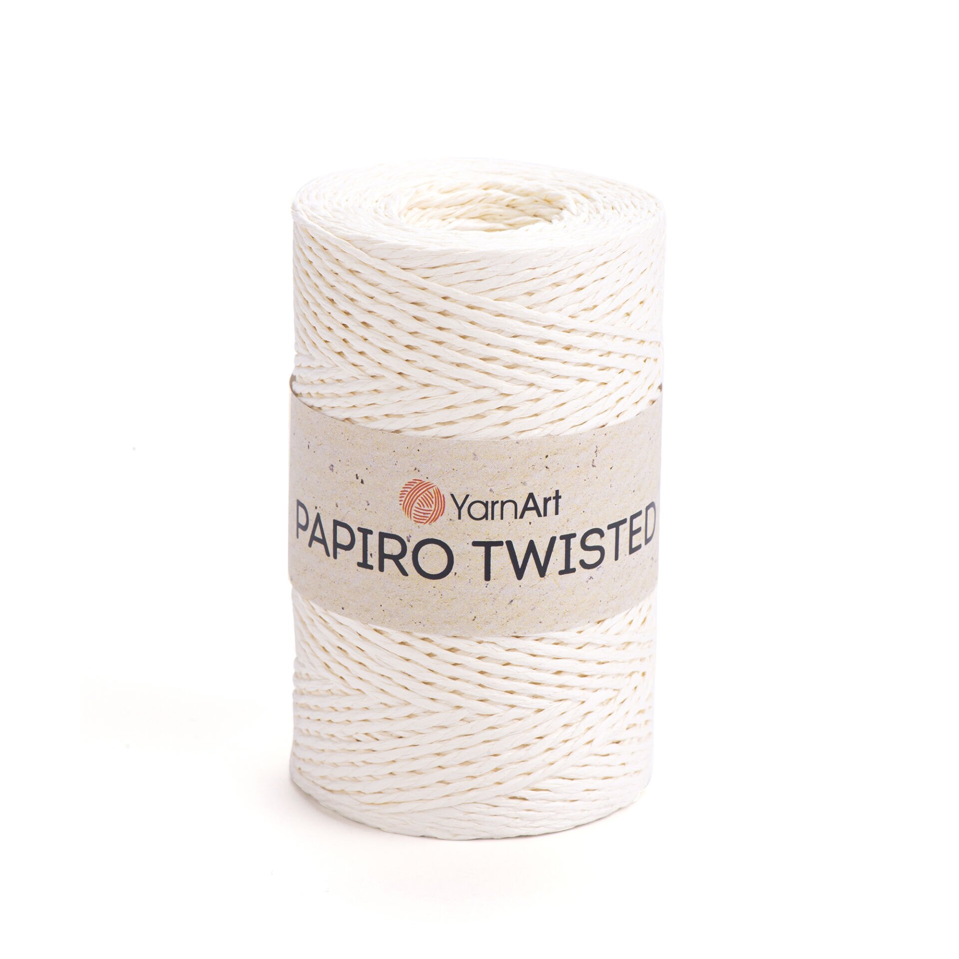 YARNART PAPIRO TWISTED - KAĞIT İP KREM - 1307