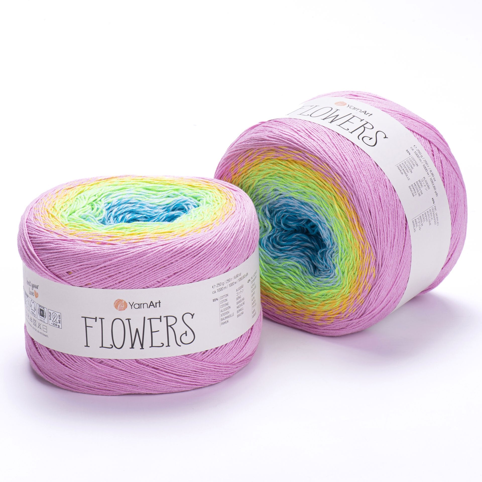 YARNART FLOWERS - EBRULİ EL ÖRGÜ İPİ EBRULİ - 312