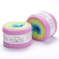 YARNART FLOWERS - EBRULİ EL ÖRGÜ İPİ EBRULİ - 312