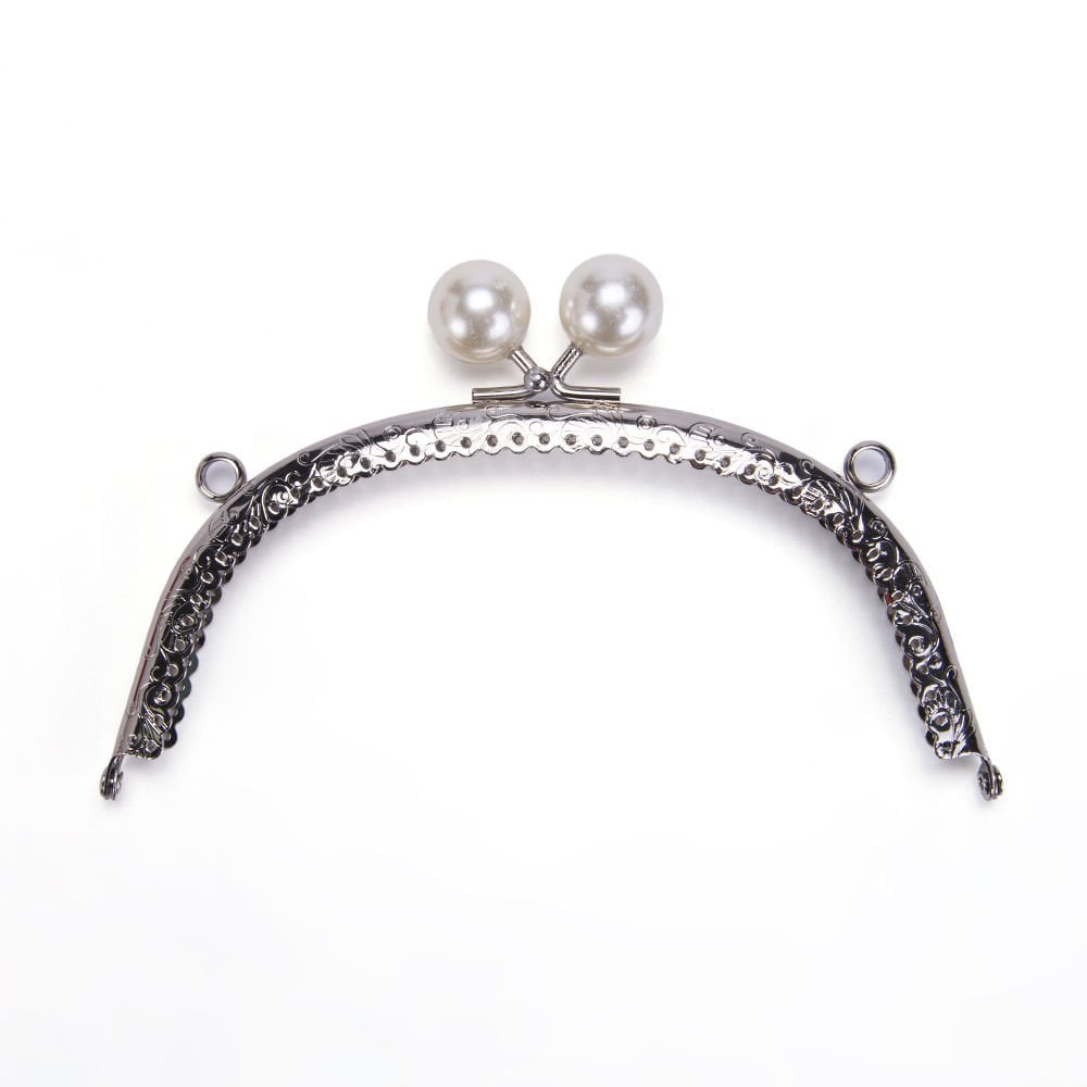 OVAL BEYAZ BONCUKLU BURS 16,5 CM
