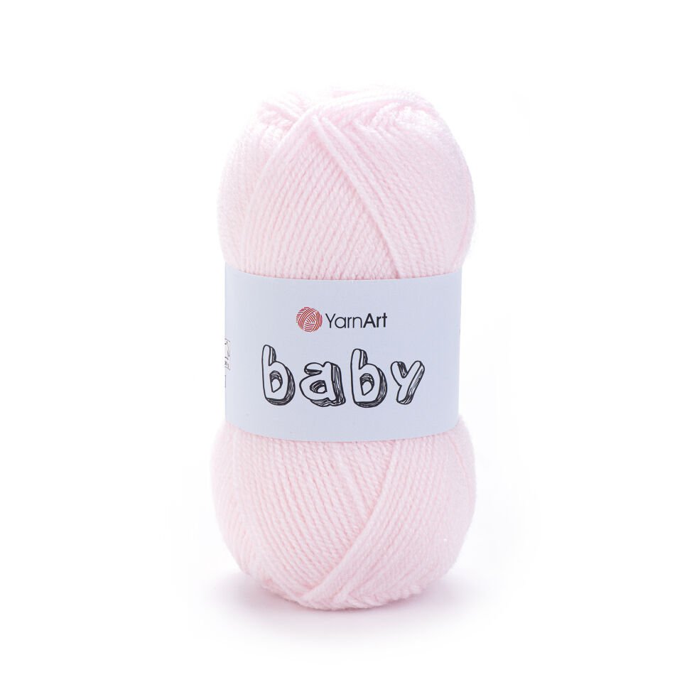 YARNART BABY - BEBEK EL ÖRGÜ İPİ TOZ PEMBE - 853