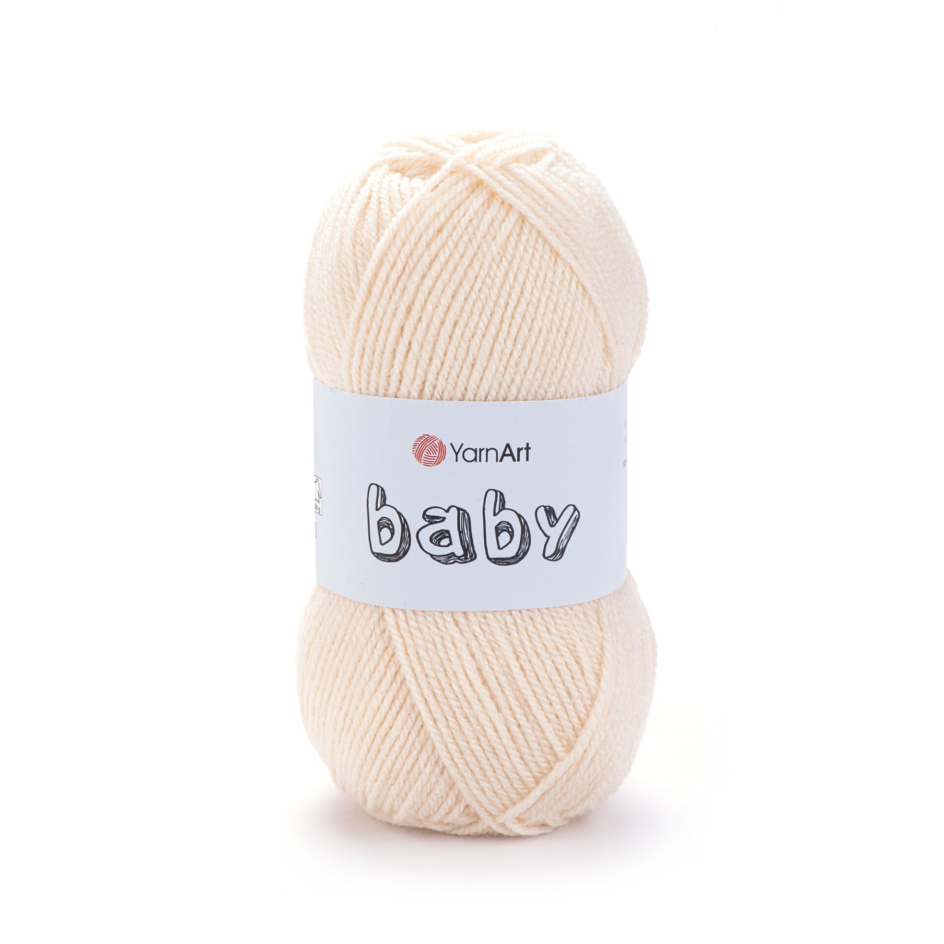 YARNART BABY - BEBEK EL ÖRGÜ İPİ KOYU KREM - 854