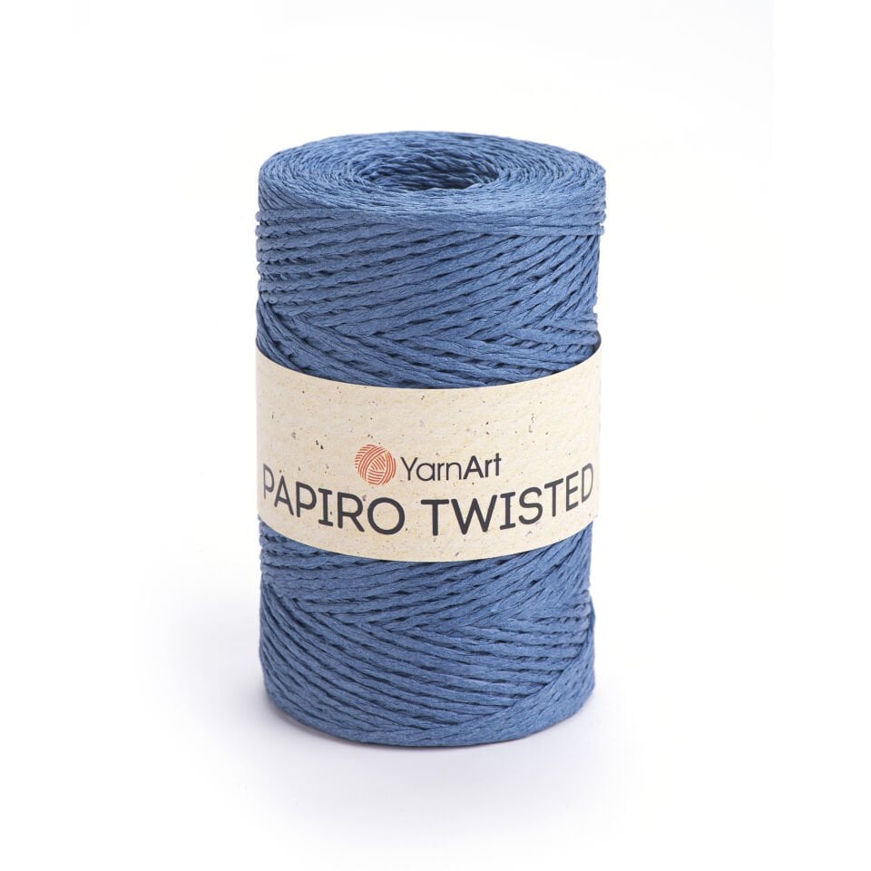 YARNART PAPIRO TWISTED - KAĞIT İP MAVİ - 1305
