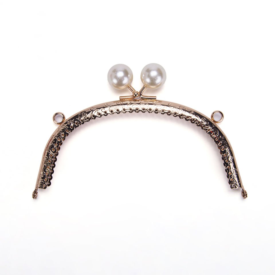 OVAL BEYAZ BONCUKLU BURS 16,5 CM ROSE