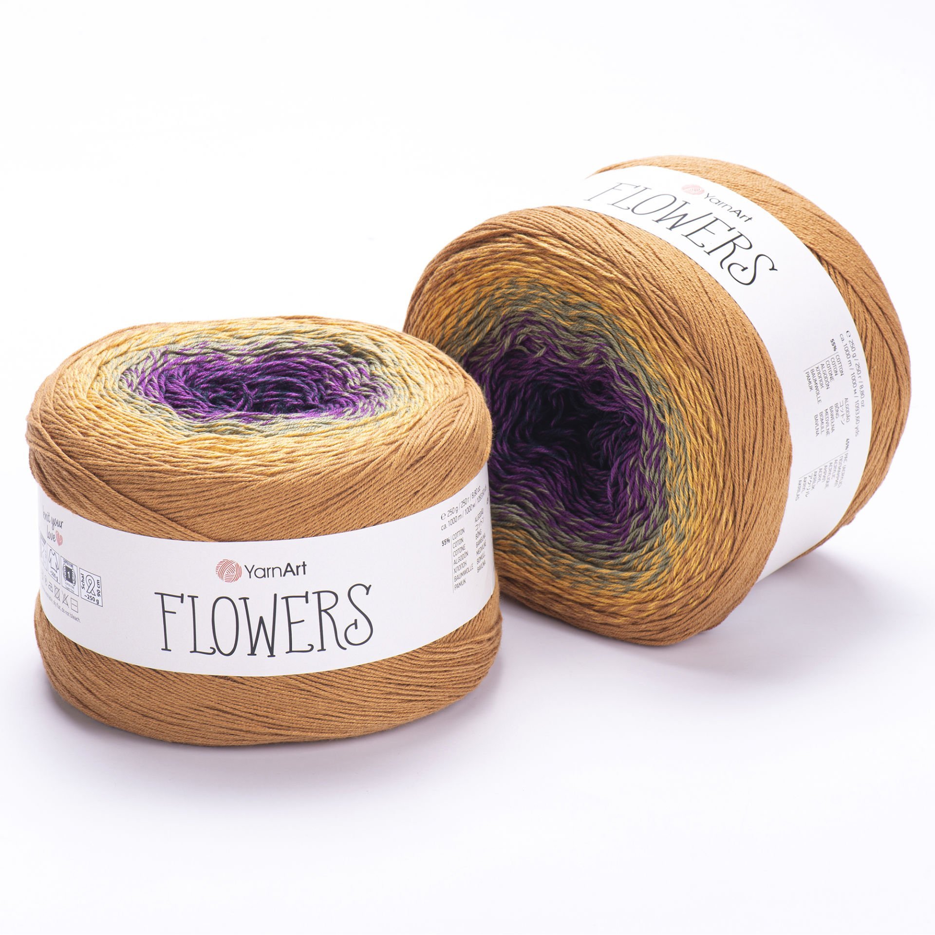 YARNART FLOWERS - EBRULİ EL ÖRGÜ İPİ EBRULİ - 315